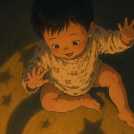 레이저포인터 인간 아기용 버전